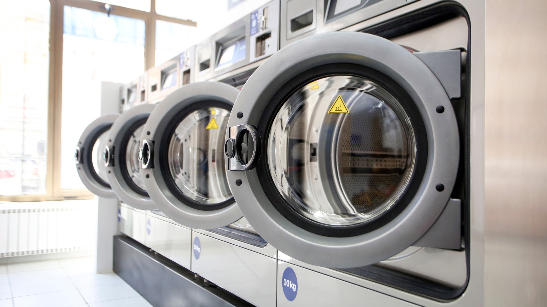 Speed Queen washing machines at Bright Wash 24/7 self-service laundromat in New Lynn